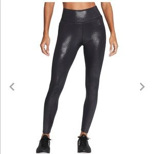 Nike Black One Sparkle leggings 7/8  XS